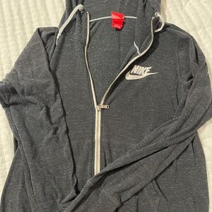 Nike Charcoal Full-Zip Hoodie